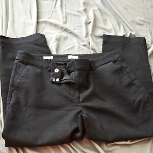 Size 14‎ LOFT Women's Black Straight Leg Jeans